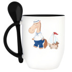 Кружка с ложкой