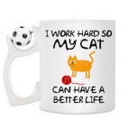 Кружка с футбольным мячиком