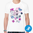 Мужская спортивная футболка