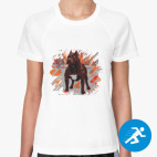 Женская спортивная футболка