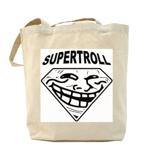Сумка шоппер Холщовая сумка Super Troll