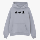 Толстовка худи оверсайз