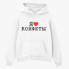 Толстовка худи оверсайз