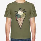 Классическая футболка Рожок Морожок Halloween edition