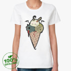 Женская футболка органик