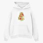 Толстовка худи оверсайз