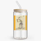 Банка с бамбуковой крышкой