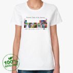 Женская футболка органик