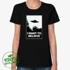 Женская футболка органик