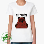 Женская футболка органик