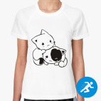 Женская спортивная футболка