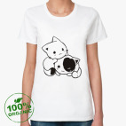 Женская футболка органик