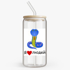 Банка с бамбуковой крышкой