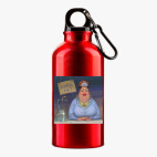 Металлическая бутылка 400 мл UV-DTF