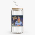 Банка с бамбуковой крышкой