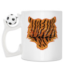Кружка с футбольным мячиком