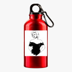 Металлическая бутылка 400 мл UV-DTF