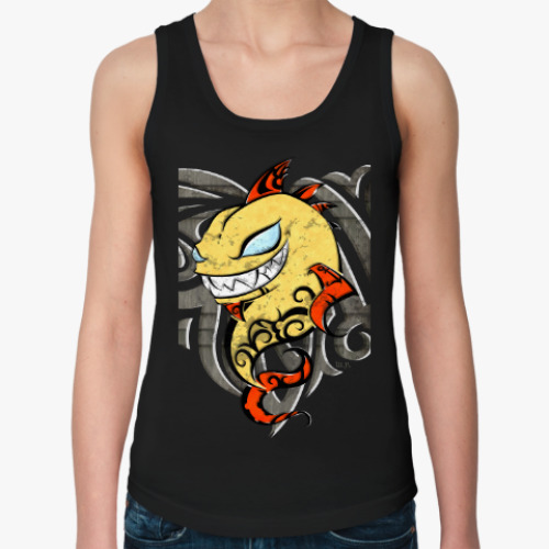 Женская майка с принтом Золотой Рыб