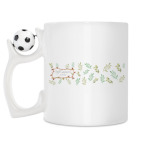 Кружка с футбольным мячиком