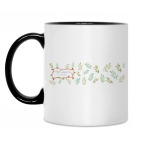 Кружка двухцветная