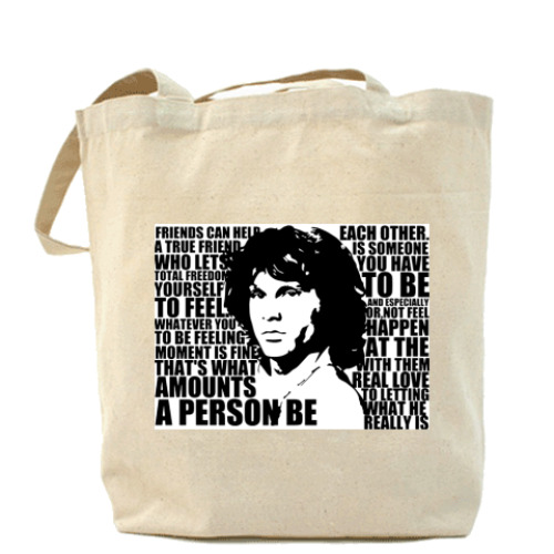 Сумка шоппер с принтом Morrison Холщовая сумка