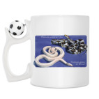 Кружка с футбольным мячиком