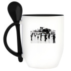 Кружка с ложкой