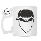 Кружка с футбольным мячиком