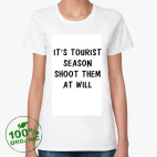 Женская футболка органик