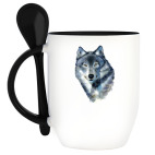 Кружка с ложкой