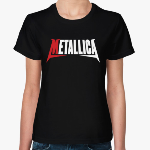 Женская футболка Metallica