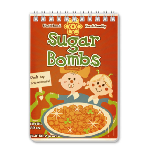 Блокнот с принтом Fallout