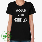 Женская футболка органик