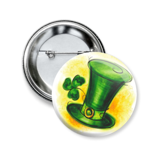 Значок 50мм St.Patrick
