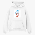 Толстовка худи оверсайз