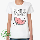 Женская футболка органик