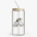 Банка с бамбуковой крышкой