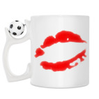 Кружка с футбольным мячиком