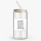 Банка с бамбуковой крышкой