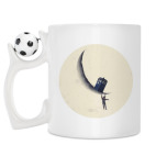 Кружка с футбольным мячиком