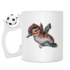 Кружка с футбольным мячиком