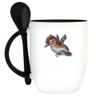 Кружка с ложкой