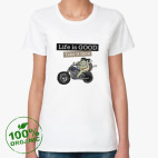 Женская футболка органик