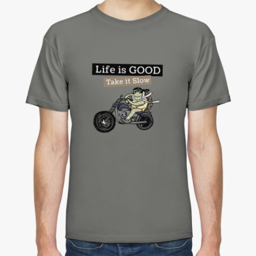 Футболка  Life is Good Take it Slow