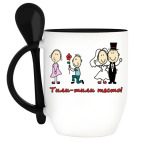 Кружка с ложкой