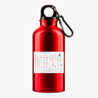 Металлическая бутылка 400 мл UV-DTF