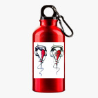 Металлическая бутылка 400 мл UV-DTF