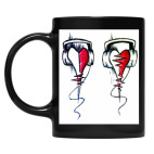 Кружка цветная UV-DTF