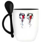 Кружка с ложкой