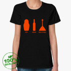 Женская футболка органик